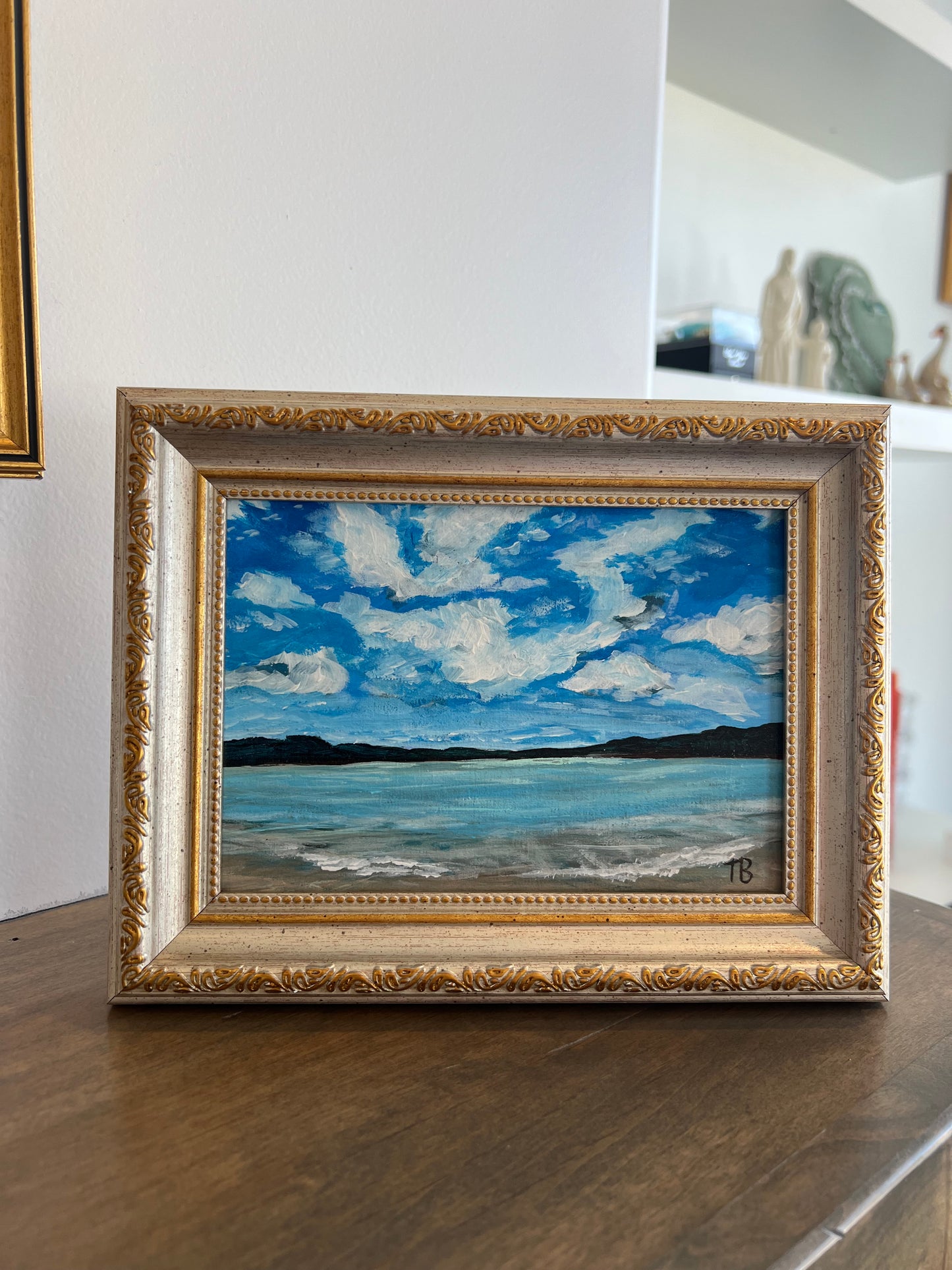 A Day at The Lake Original Painting