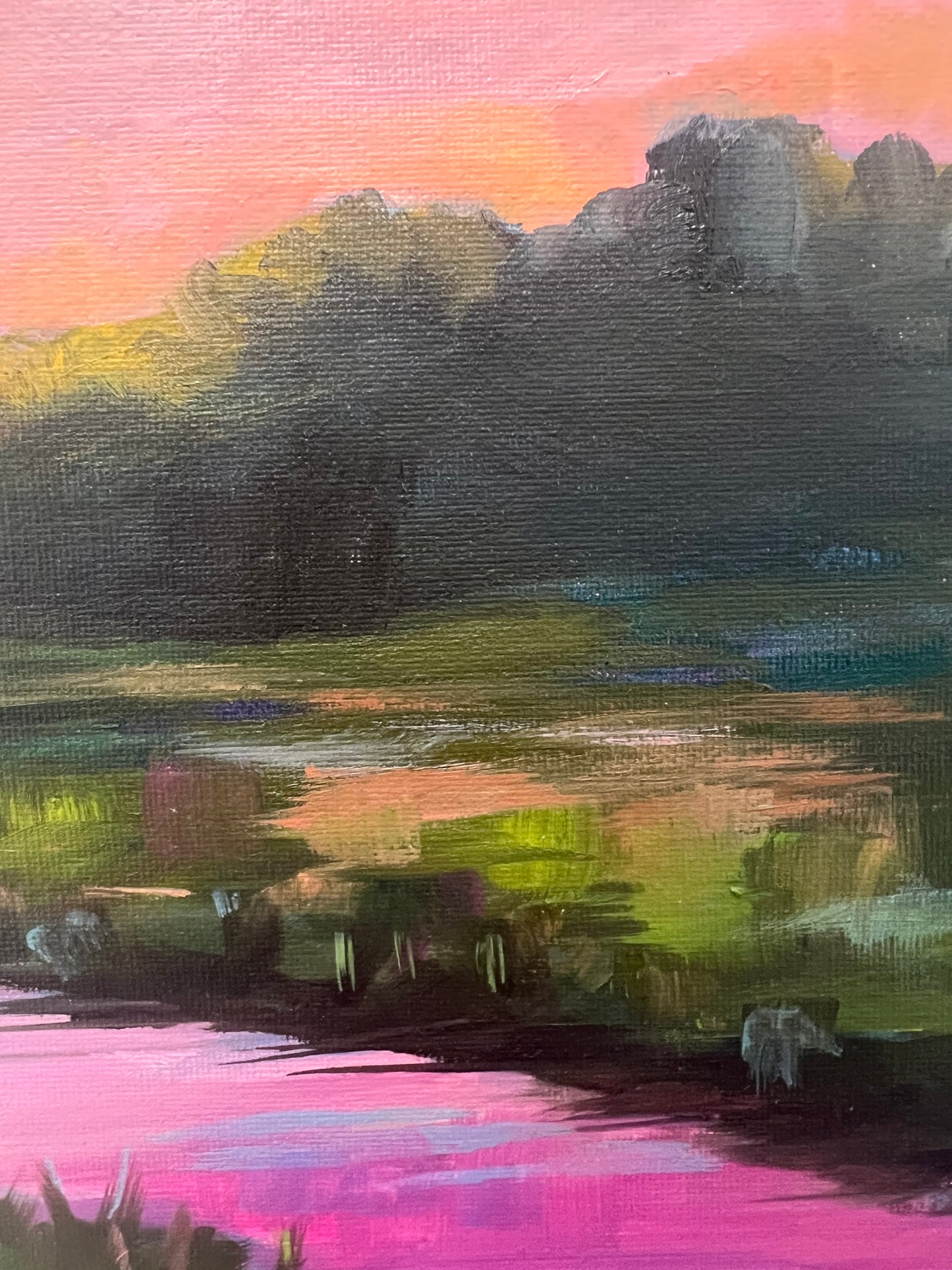 Vibrant Nights - Original Oil Painting