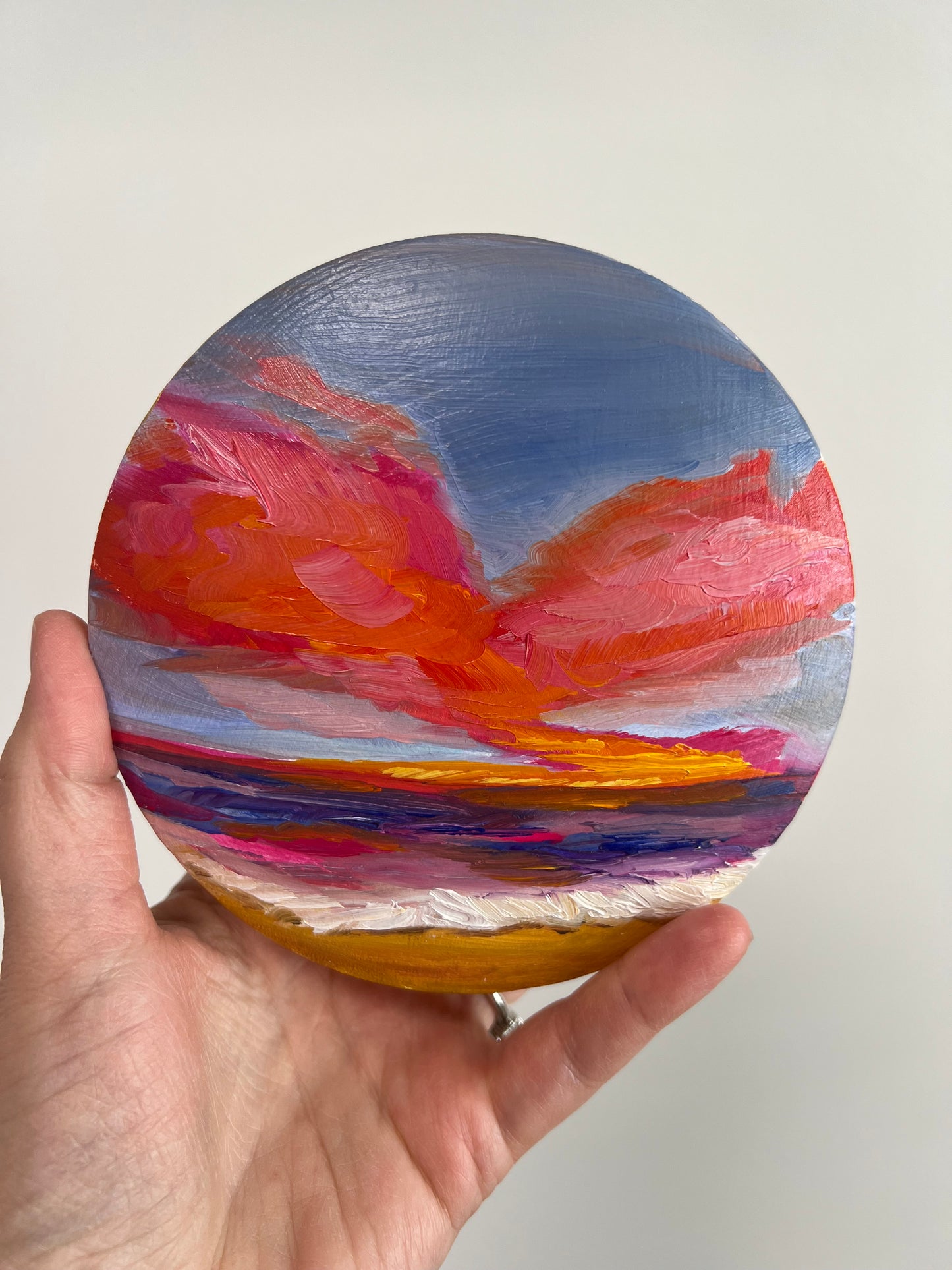 Pink Cloud Paradise Hand Painted Box