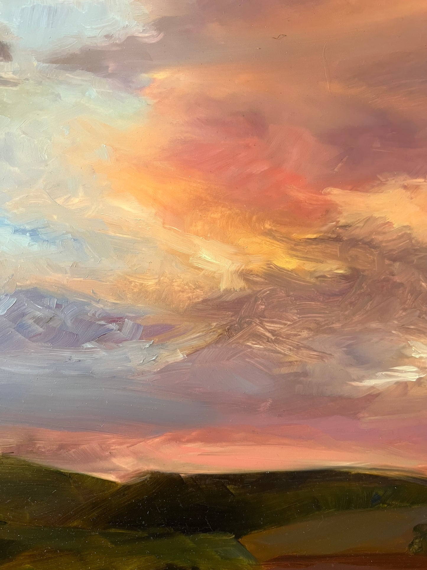 In The Glow, I Found You - Original Oil Painting