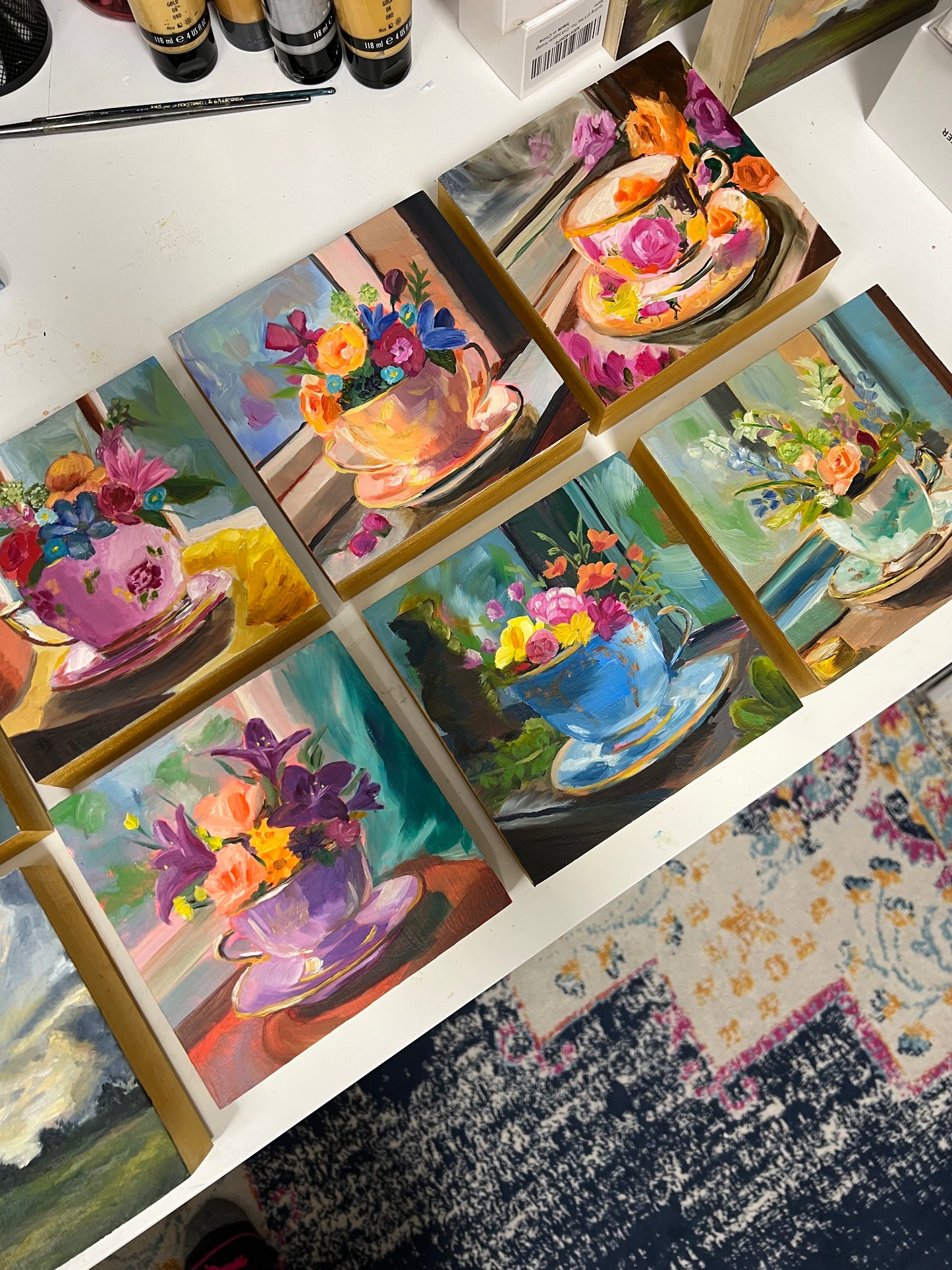 A Sunny Day for Tea - Original Painting