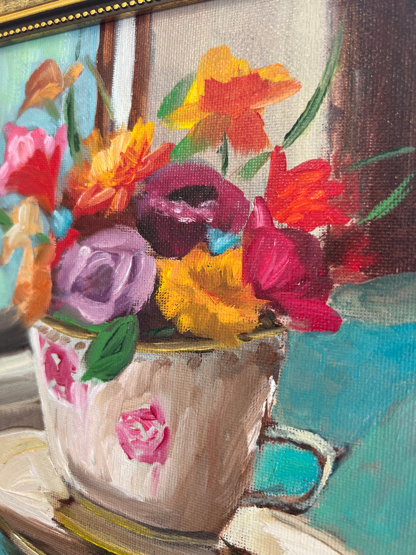 Afternoon Tea Time Original Painting
