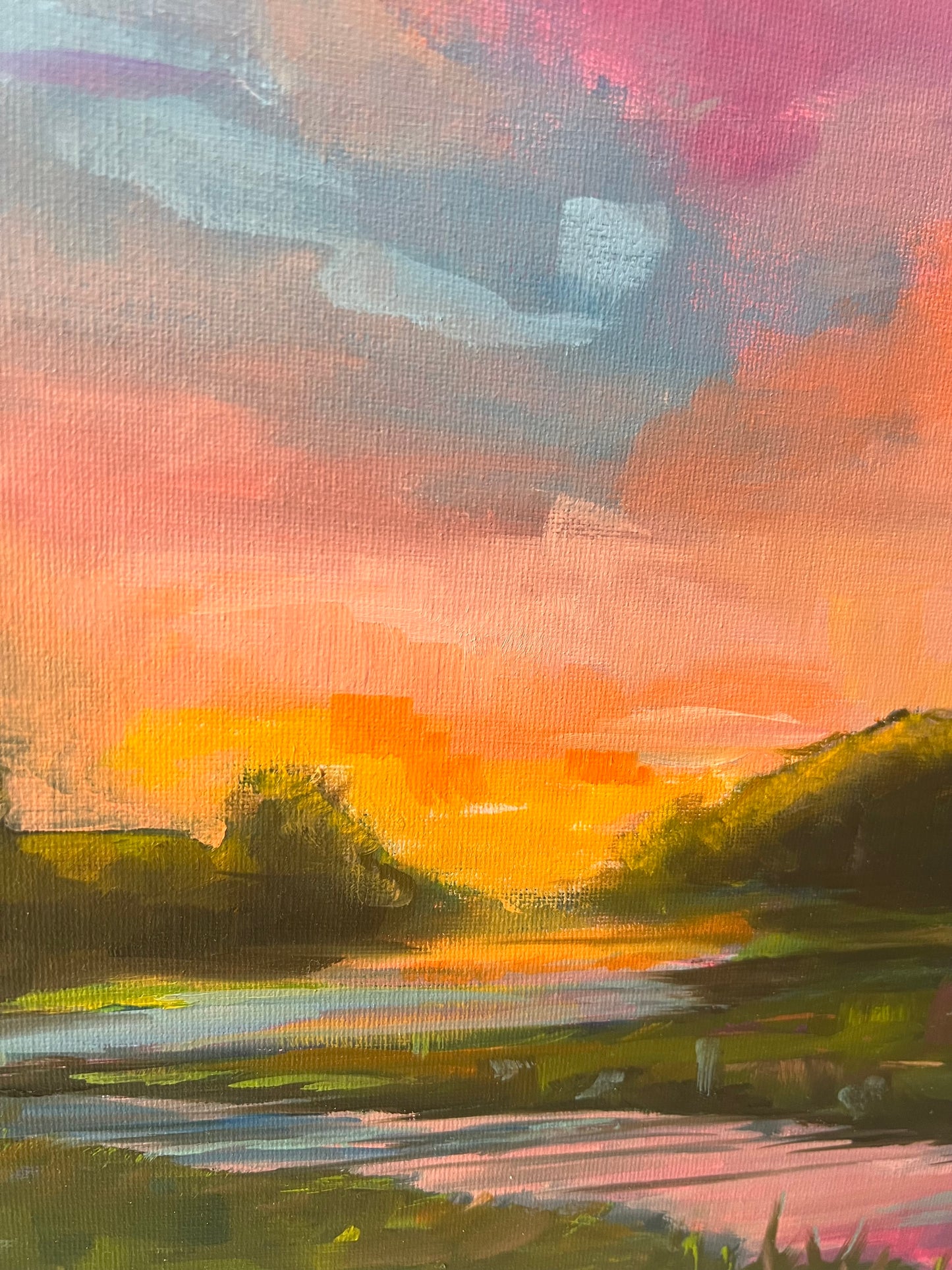 Vibrant Nights - Original Oil Painting