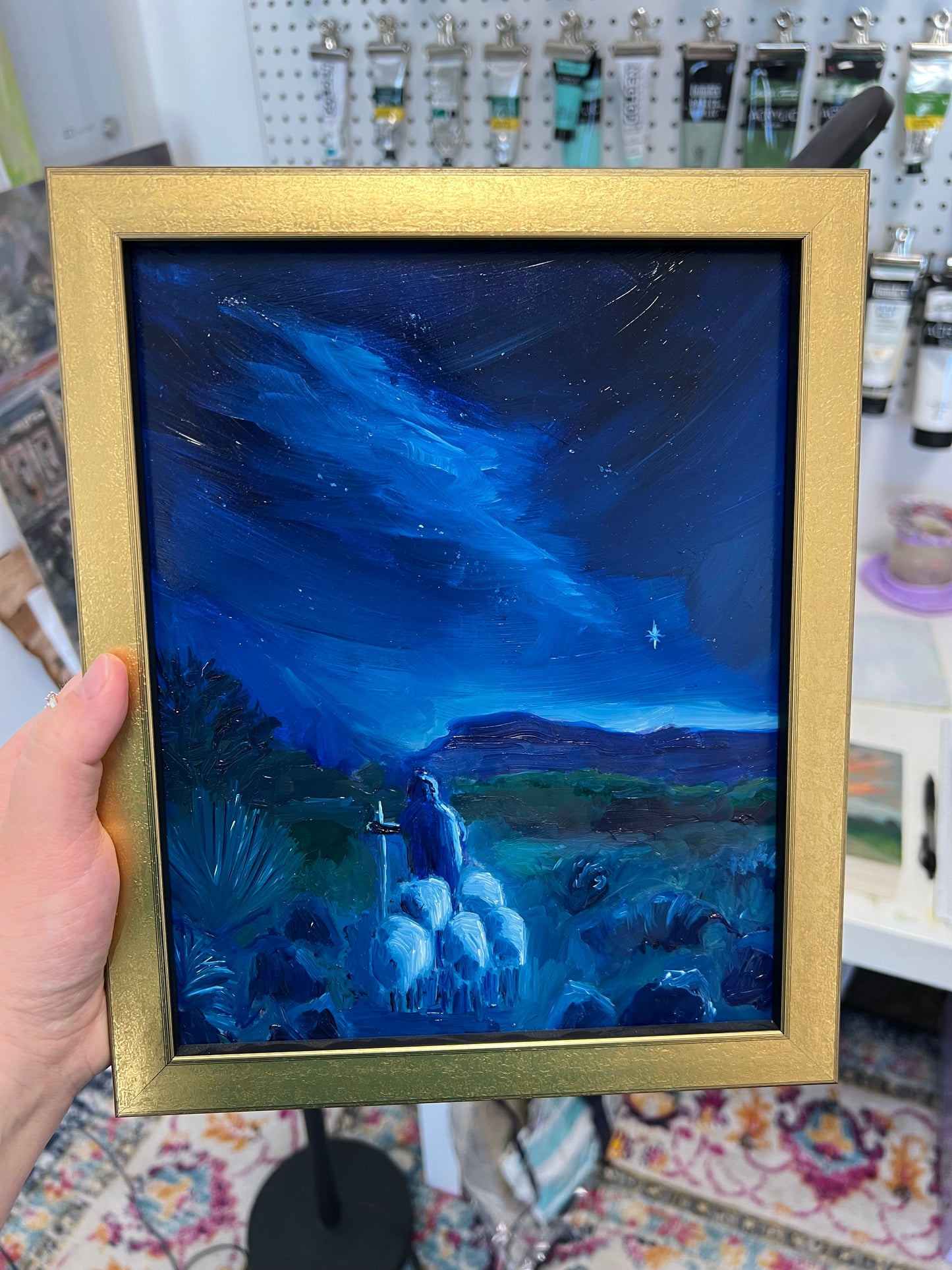 Guided with His Light - Original Painting