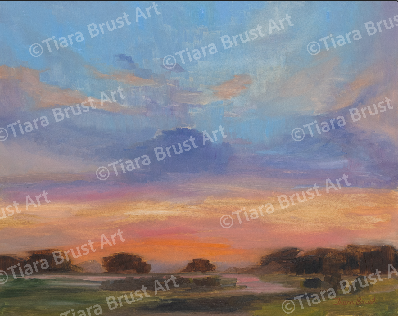 Cotton Candy Skies - Art Print