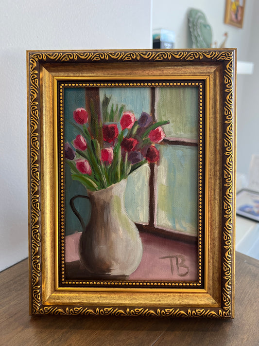 Today's Tulips Original Painting