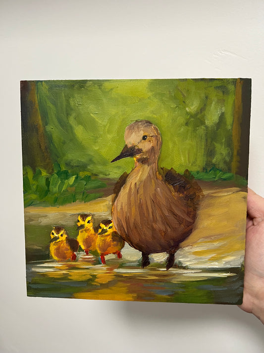 Mother and Ducklings