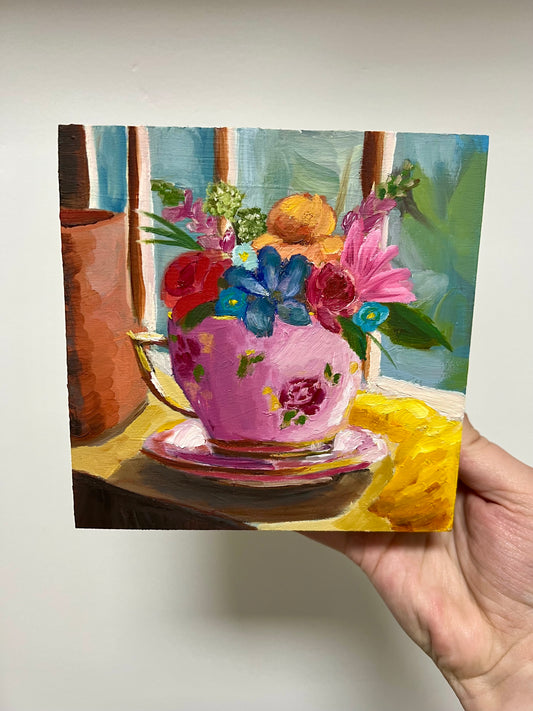 Mama’s Teacup - Original Painting