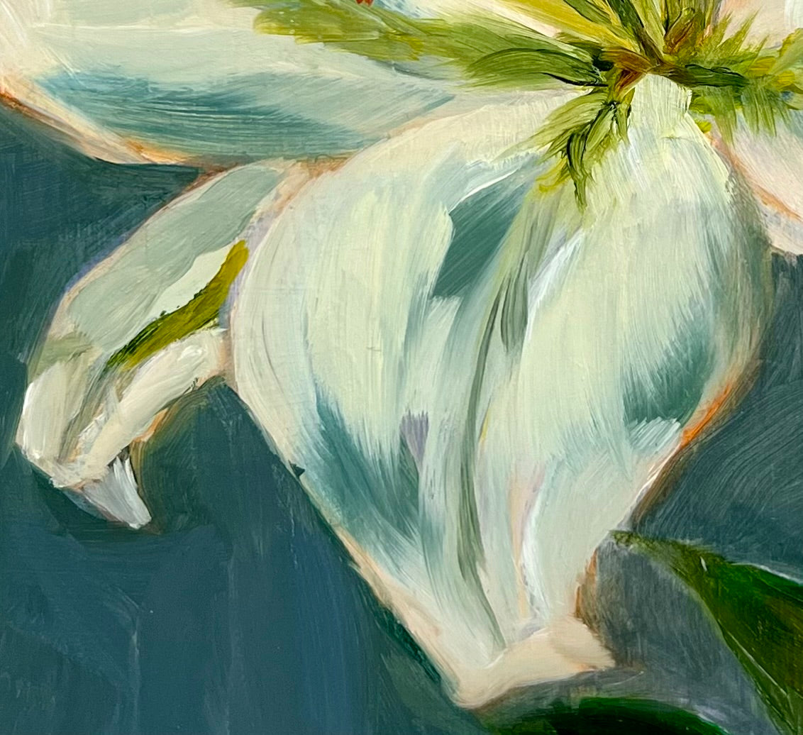 Lily in Bloom Original Painting