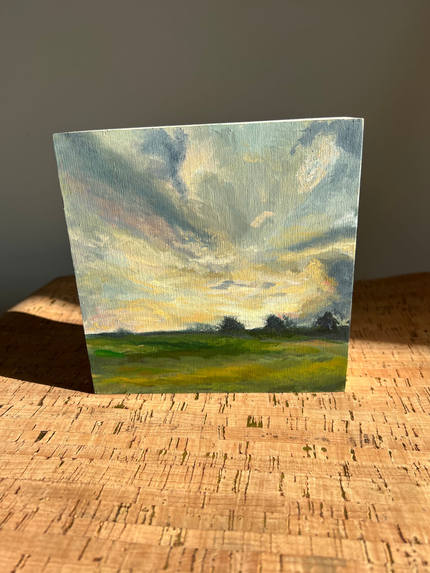 The Gold in Our Skies Original Oil Painting