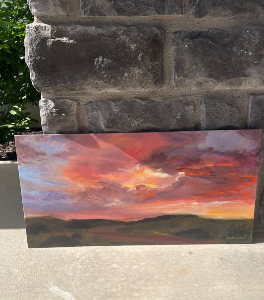 In The Glow, I Found You - Original Oil Painting
