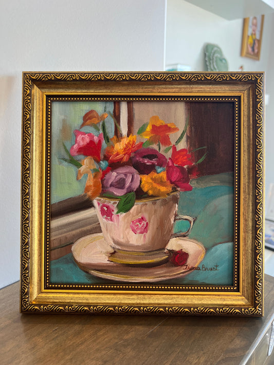 Afternoon Tea Time Original Painting
