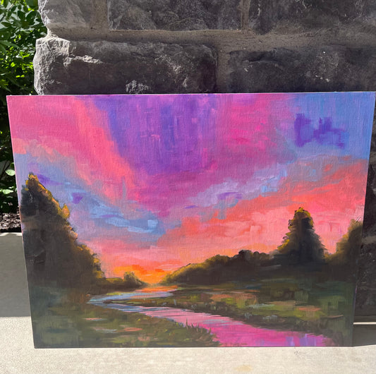 Vibrant Nights - Original Oil Painting