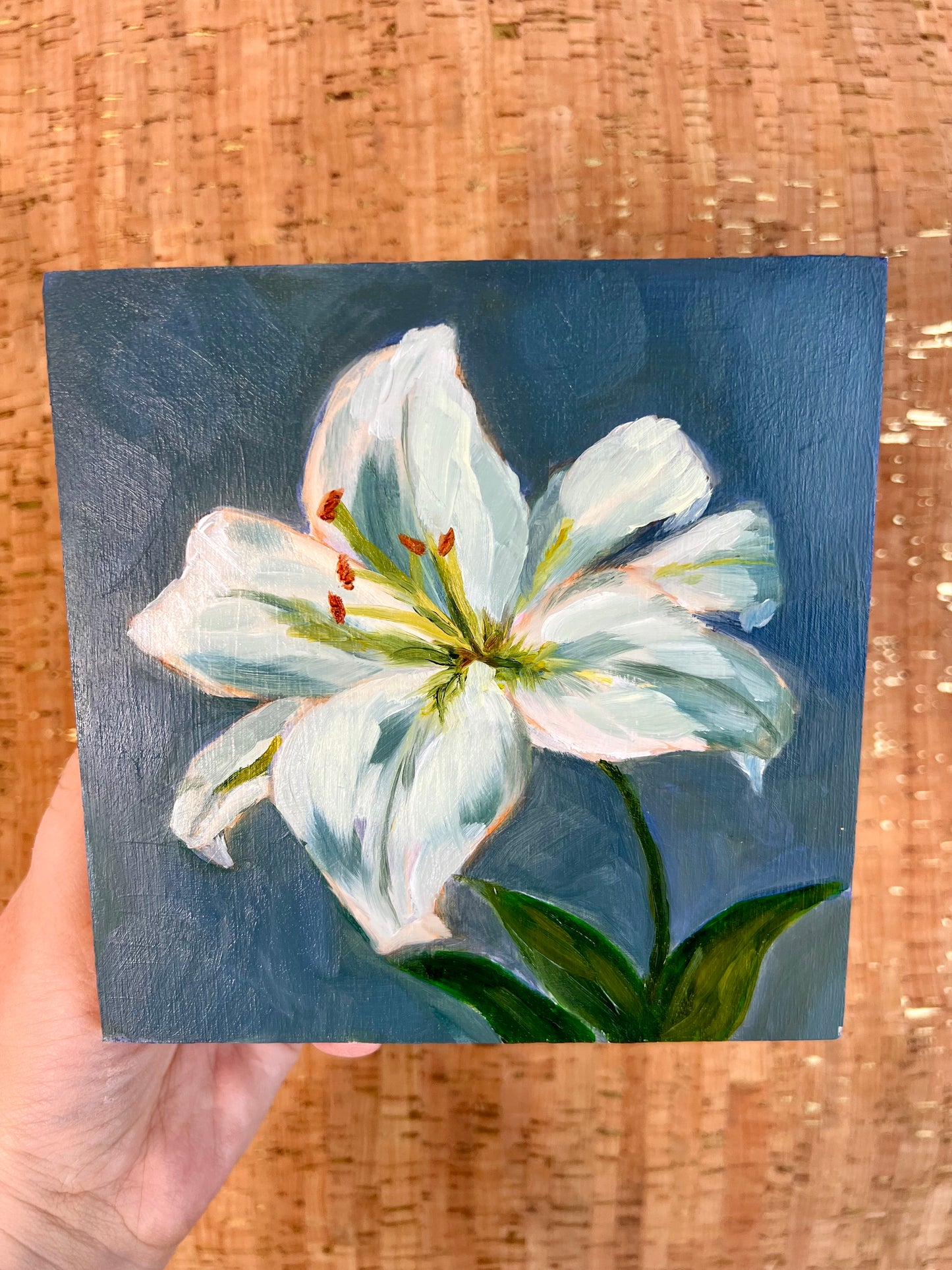 Lily in Bloom Original Painting