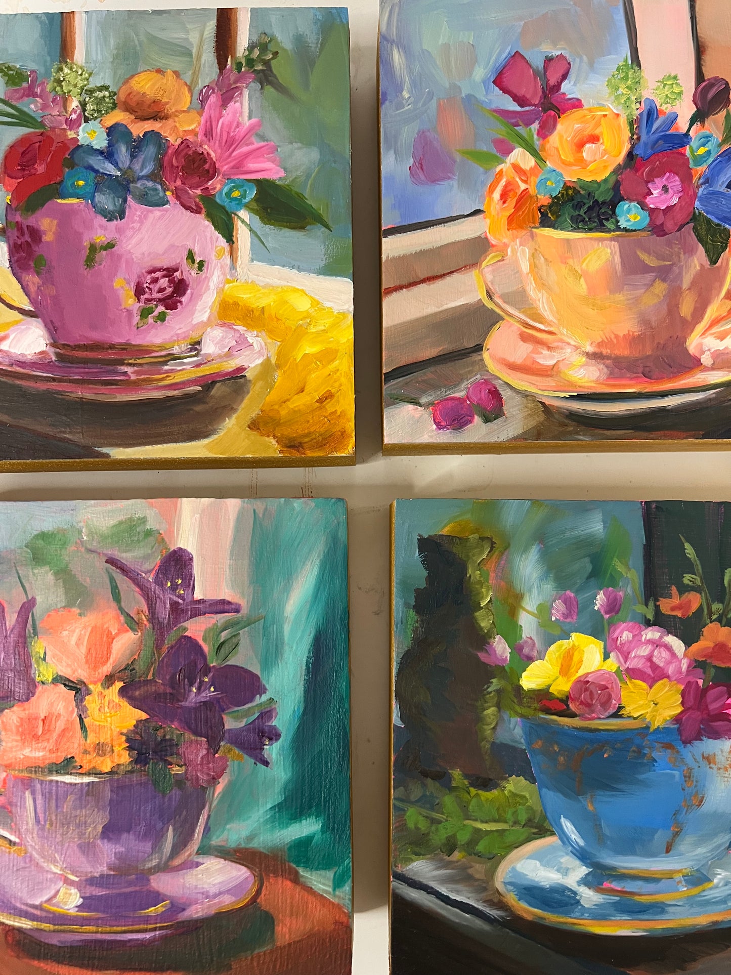 A Sunny Day for Tea - Original Painting