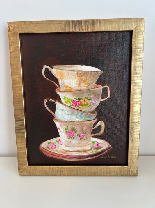 Four for Tea Original Painting