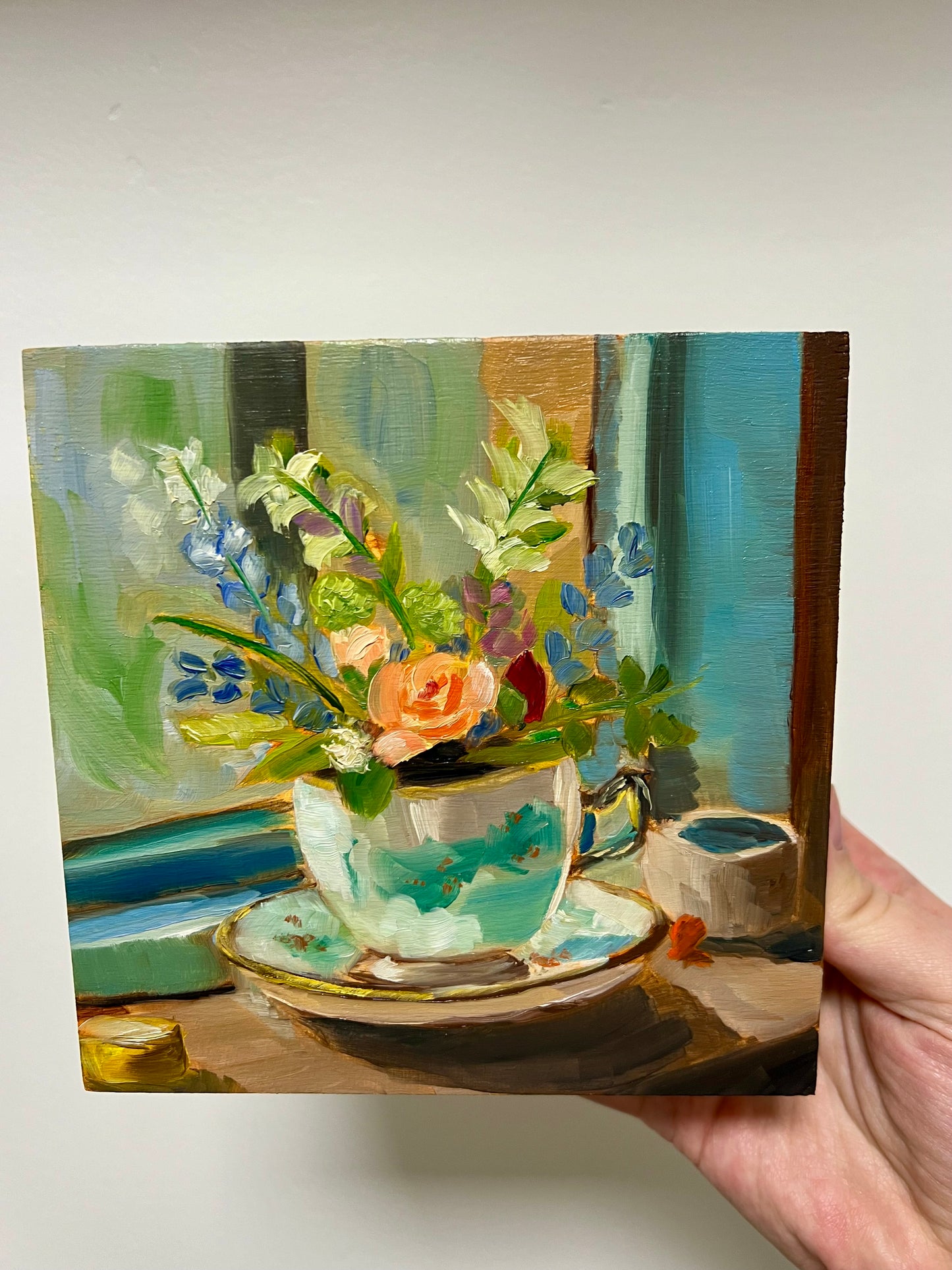 A Sunny Day for Tea - Original Painting