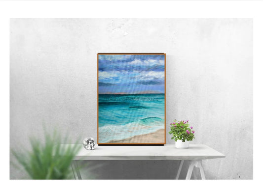 Light Sand and Sea Art Print