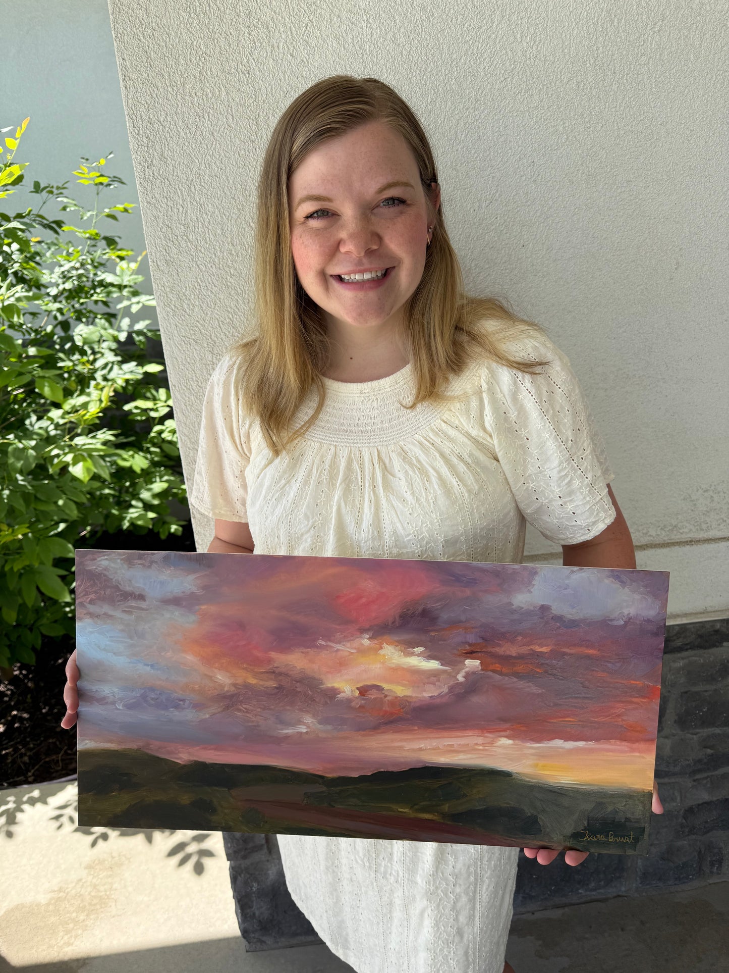 In The Glow, I Found You - Original Oil Painting