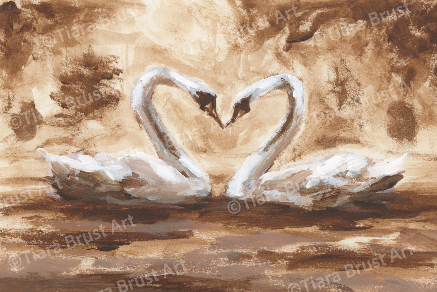 Just Us Two Art Print