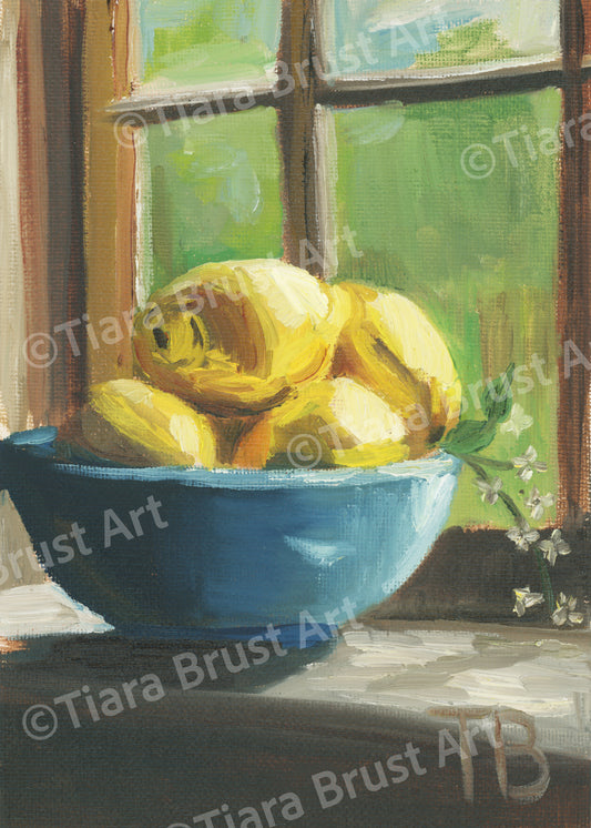 Luscious Lemons Art Print