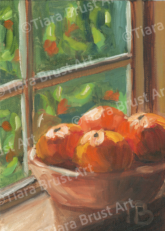 Orange Clementines Art Print