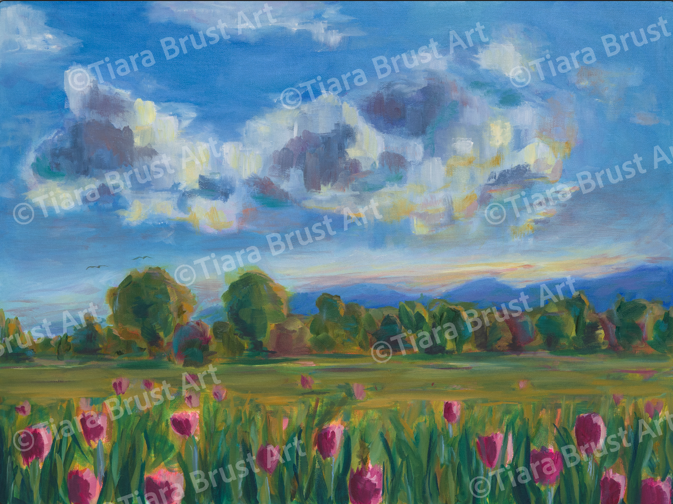 Afternoon in Payson - Original Oil Painting