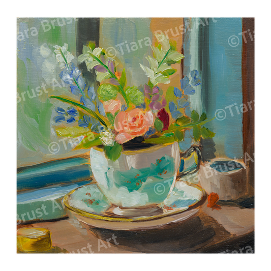 A Sunny Day for Tea - Art Print