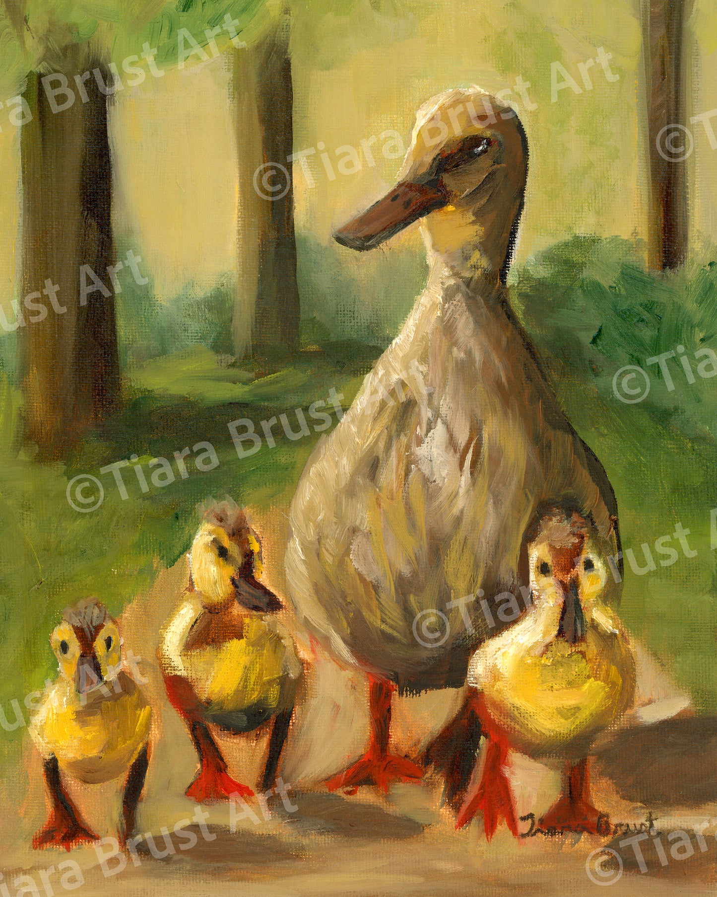 Walking Together Art Print